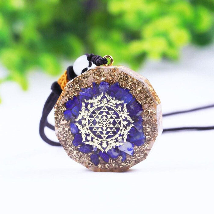 Lapis Lazuli Orgone Pendant For Men And Women Emf Protection