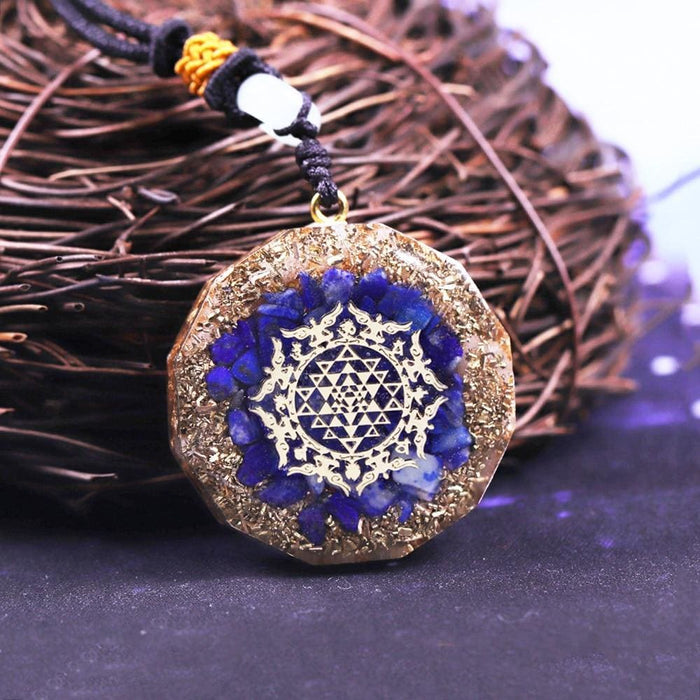 Lapis Lazuli Orgone Pendant For Men And Women Emf Protection