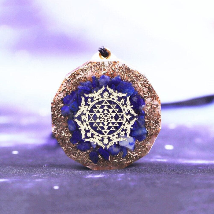 Lapis Lazuli Orgone Pendant For Men And Women Emf Protection