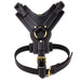 Large Dog Leather Harness With Adjustable Strap