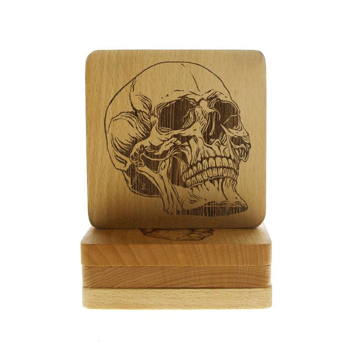 Laser Engraved Wood Coasters