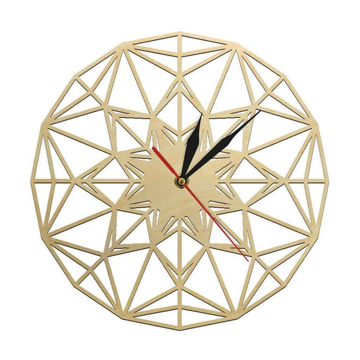 Laser Engraved Wooden Wall Clock