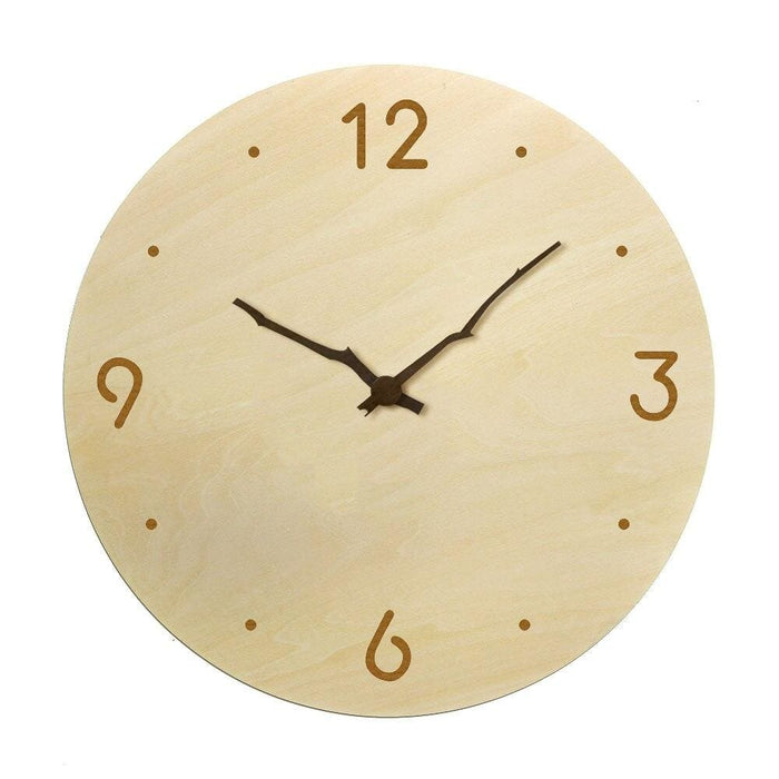 Laser Engraved Wooden Wall Clock