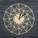 Laser Engraved Wooden Wall Clock