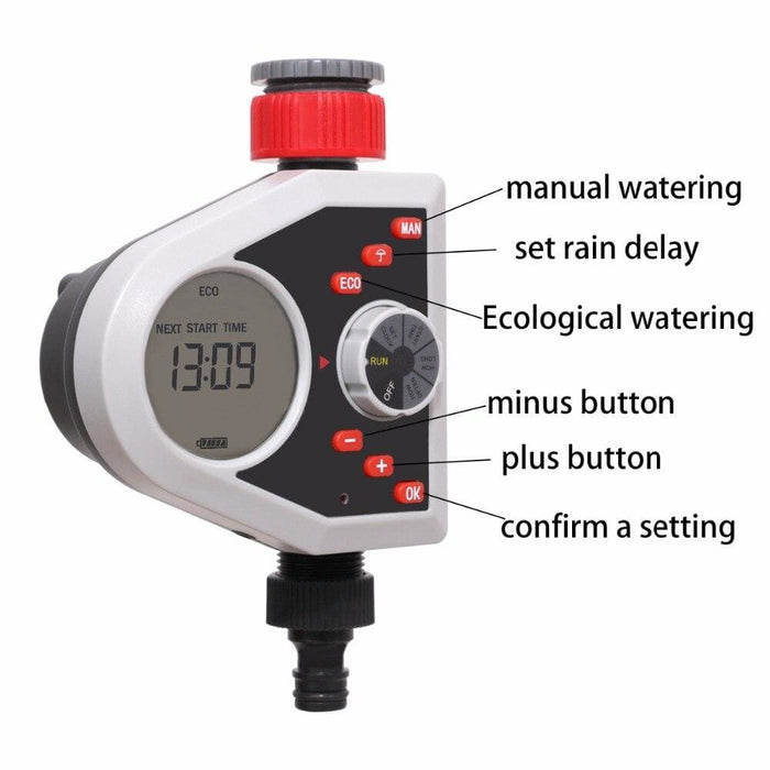 Lcd Display Automatic Watering Sprinkler Timer and Rain 