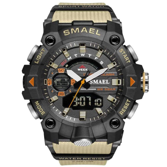 Led 50m Waterproof Digital Sports Watch