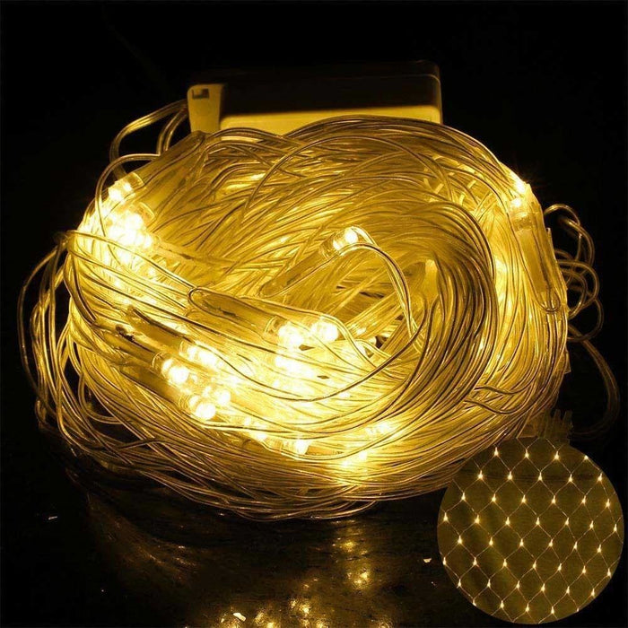 Led Curtain Net String Light 1.5 x 1.5m 96leds Outdoor Home