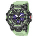 Led Digital Men’s Watch With Dual Time Display