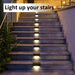 Vibe Geeks Led Light Solar Powered Staircase Step