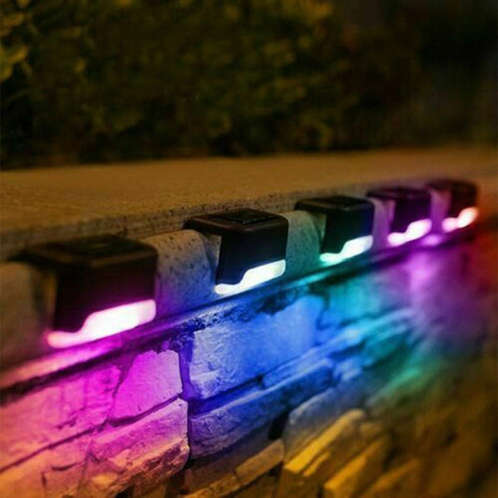 Vibe Geeks Led Light Solar Powered Staircase Step