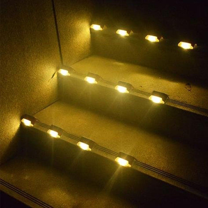 Vibe Geeks Led Light Solar Powered Staircase Step