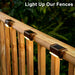 Vibe Geeks Led Light Solar Powered Staircase Step