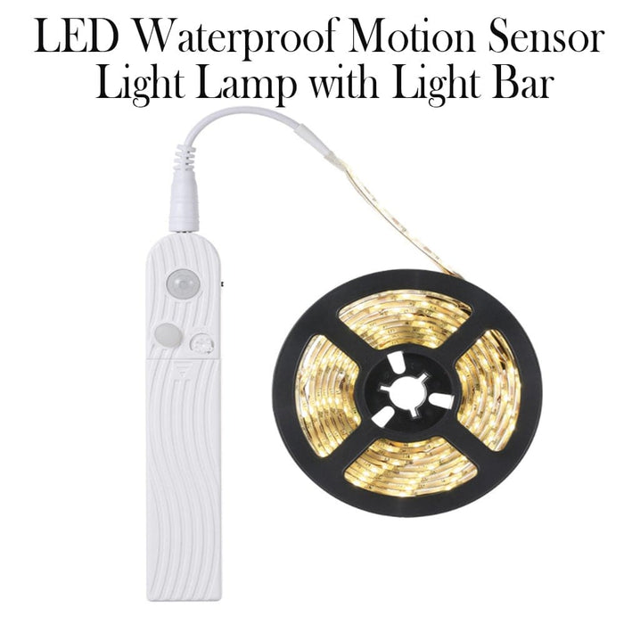 Led Waterproof Motion Sensor Light Dual Power Supply Lamp
