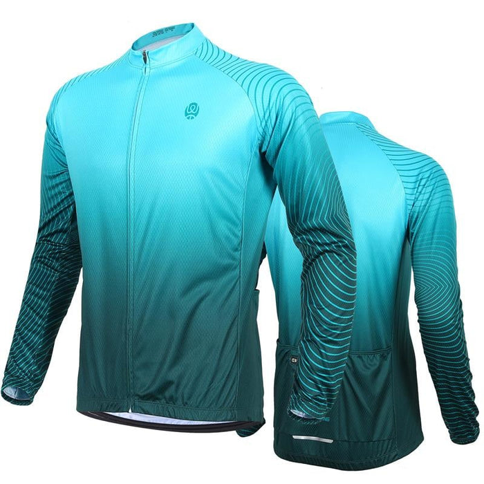 Long Sleeve Comfortable Full Zipper Cycling Tshirt