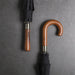 Long Wooden Handle Double Layer Umbrella