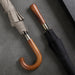 Long Wooden Handle Double Layer Umbrella