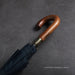 Long Wooden Handle Double Layer Umbrella