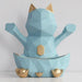 Lucky Cat Figurine Statue Wall Storage Box