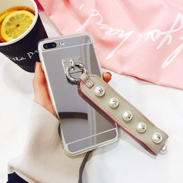 Luxury Fashionable Durable Silver Mirror Back Iphone Case 6s