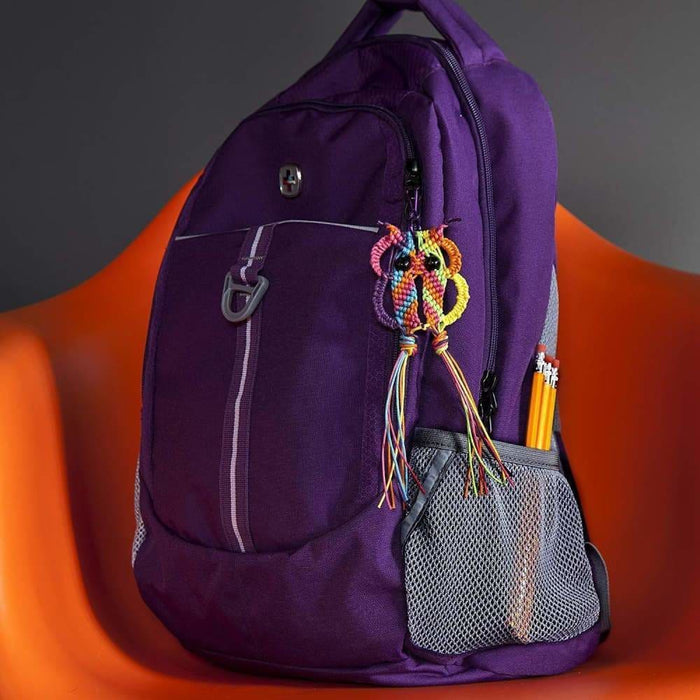 Macrame Owl Backpack Charm Kit