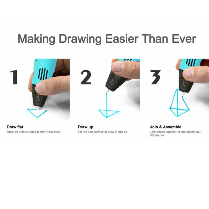Magic 3d Printing Pen For Kids Diy With Led Display