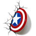 Marvel Avengers Captain America 3d Deco Light