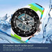 Men Sport Watch Dual Display Quartz Waterproof Watches