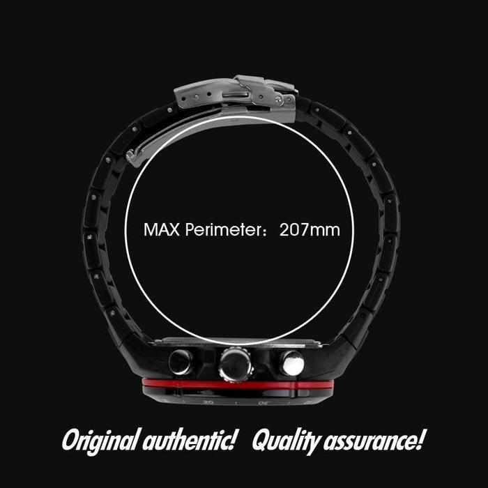 Men Sport Watch Dual Display Quartz Waterproof Watches