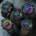 Men Watch Sport Waterproof Led Light Alarm Clock Dual Time