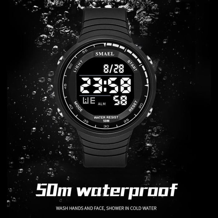 Men Watches Digital 50m Waterproof Smael Sports