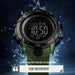 Men’s Digital Waterproof Military Alarm Clock Wristwatches