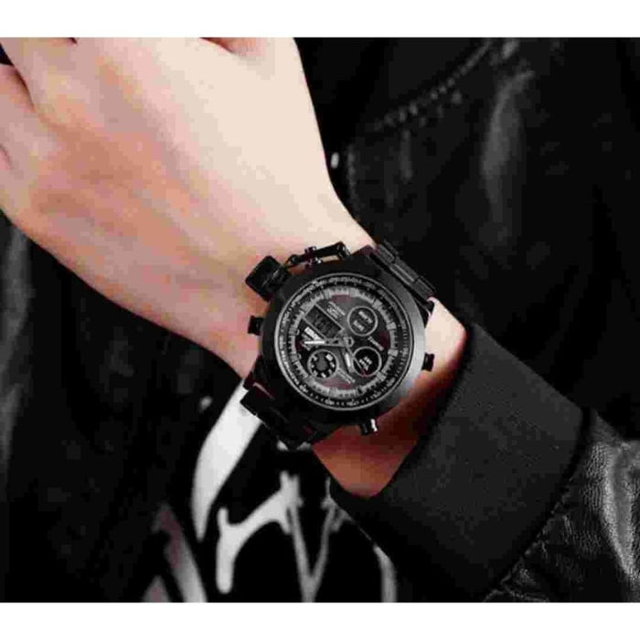 Men’s Luminous Waterproof Digital Quartz Stainless Steel