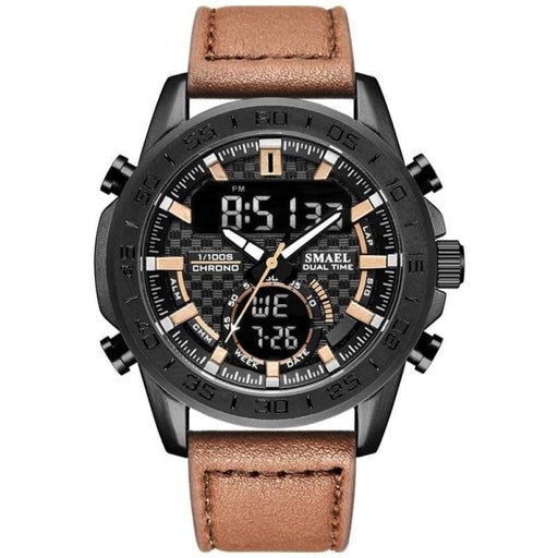 Men’s Multi-functional Sport Leather Wrist Watch