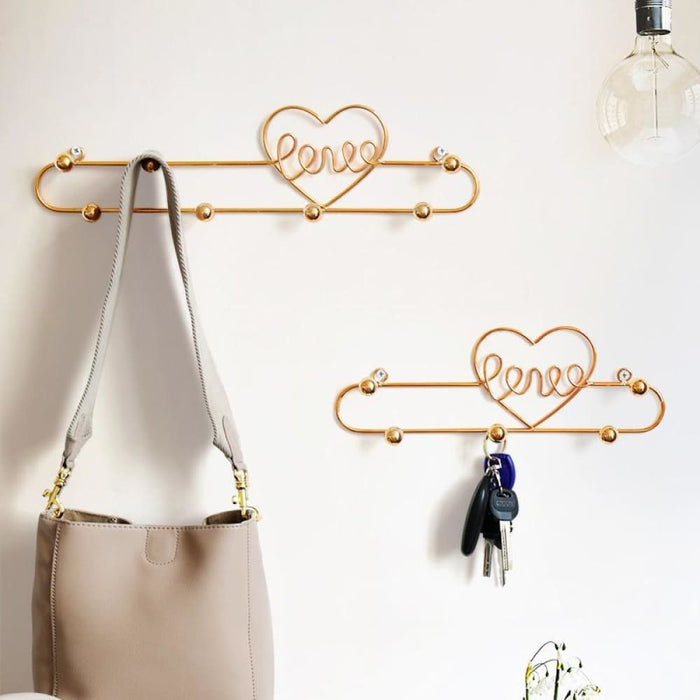 Metal Heat Hooks For Bags Clothes Bathroom Key