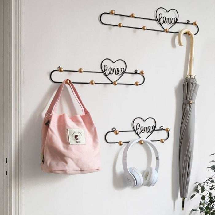 Metal Heat Hooks For Bags Clothes Bathroom Key