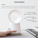 Mini Cooling Fan Bladeless Mist Humidifier With Led Light-