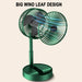 Vibe Geeks Mini Foldable Usb Rechargeable Desk Fan Portable