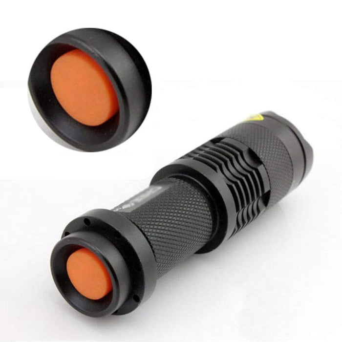 Vibe Geeks Mini Led Zoomable Uv Flashlight Ultraviolet