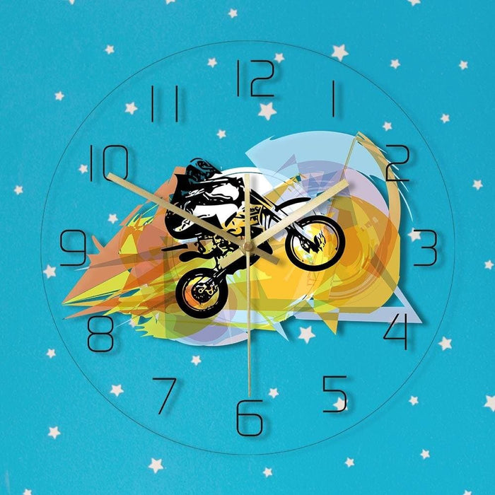 Modern Acrylic Printed Wall Clock