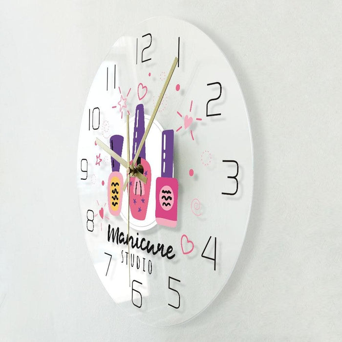 Modern Acrylic Printed Wall Clock