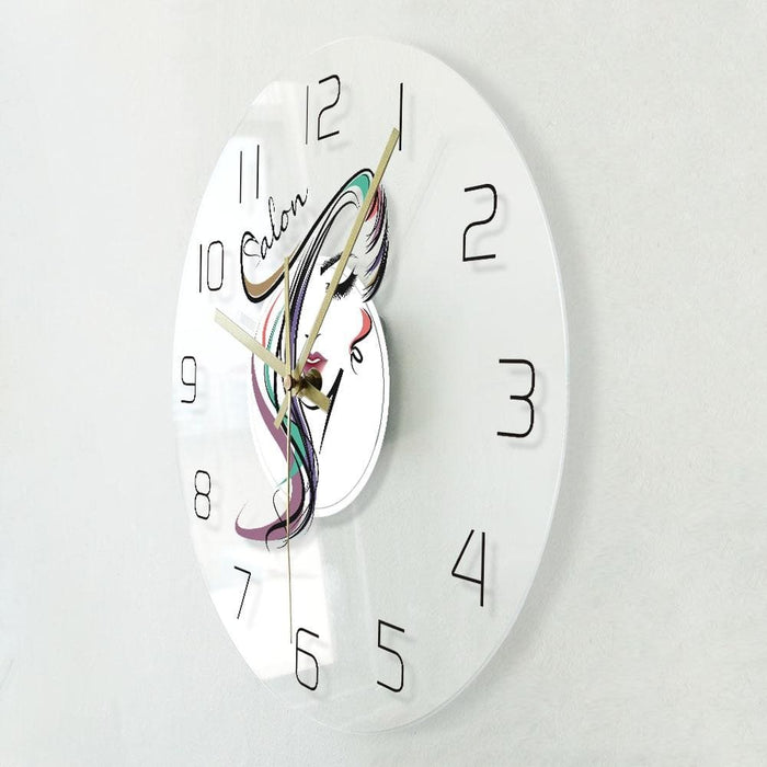 Modern Acrylic Printed Wall Clock