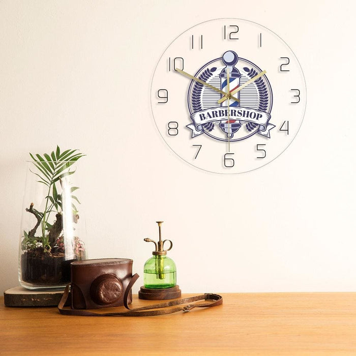 Modern Acrylic Printed Wall Clock