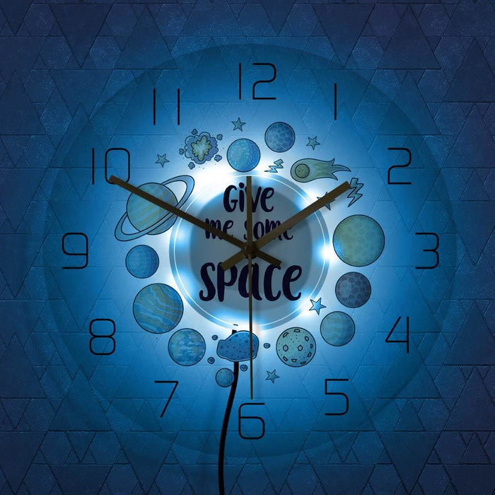 Modern Acrylic Printed Wall Clock