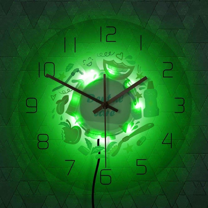 Modern Acrylic Printed Wall Clock