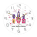 Modern Acrylic Printed Wall Clock