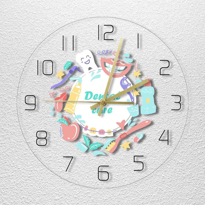 Modern Acrylic Printed Wall Clock