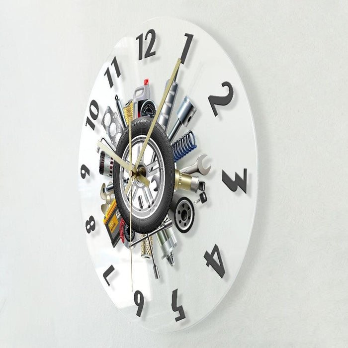 Modern Acrylic Printed Wall Clock