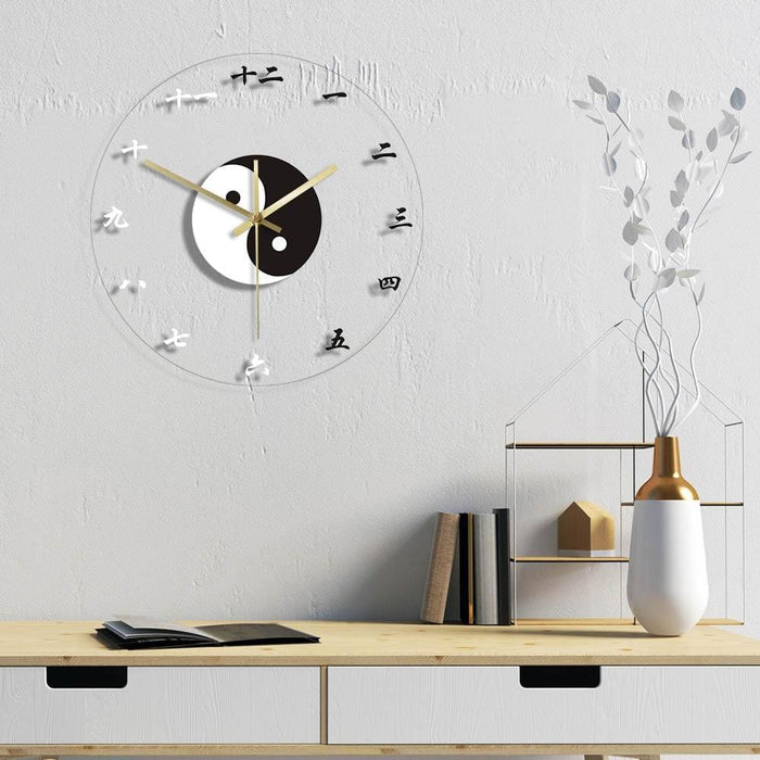 Modern Acrylic Printed Wall Clock