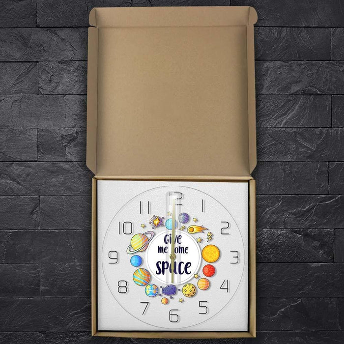 Modern Acrylic Printed Wall Clock