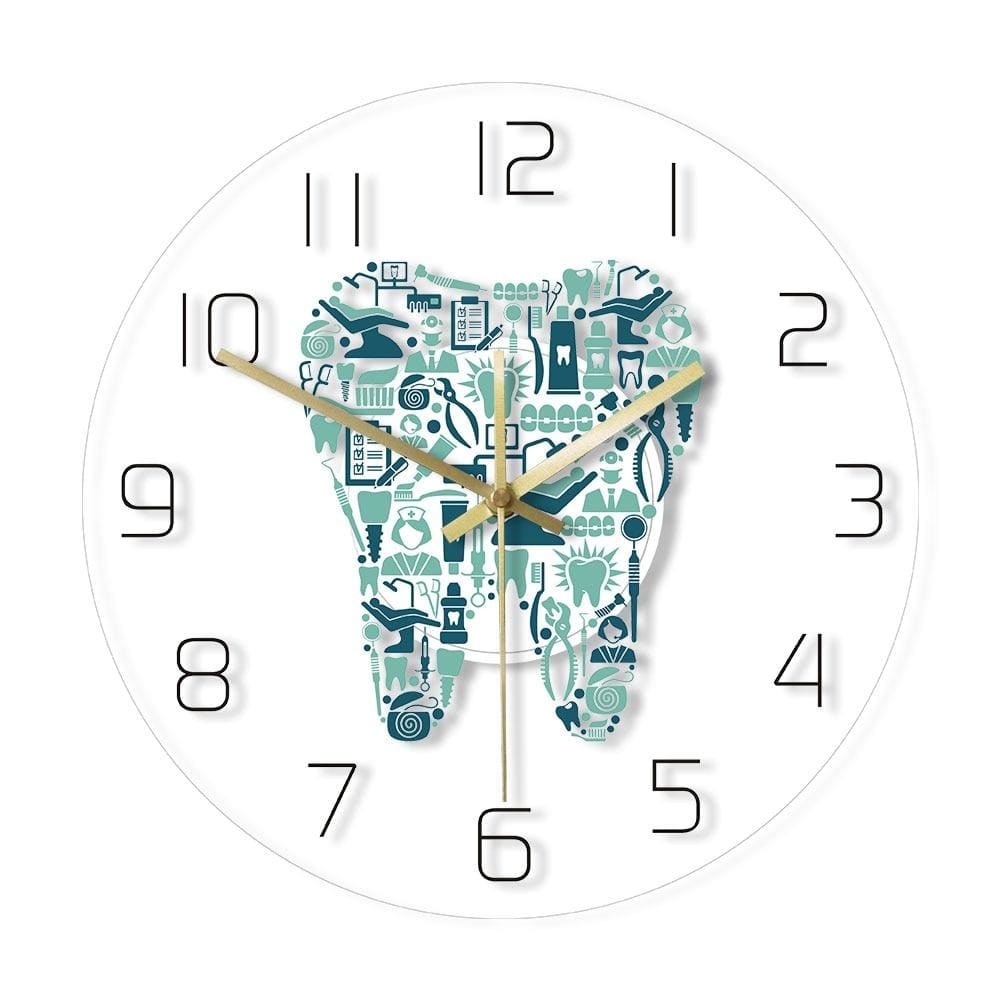 Modern Acrylic Printed Wall Clock